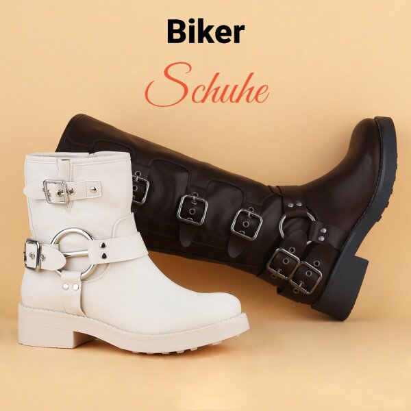 Rockige Biker Boots - Rockige Biker Boots
