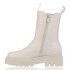 Damen Plateau Boots in Nude Muster