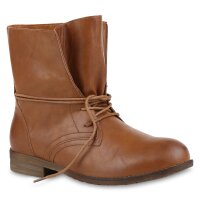 Damen Schnürstiefeletten in Braun