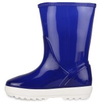 Kinder Gummistiefel in Blau Lack