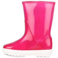 Kinder Gummistiefel in Fuchsia Lack