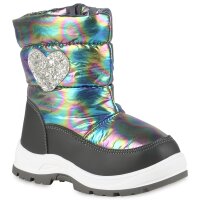 Kinder Winter Boots in Grau Holo