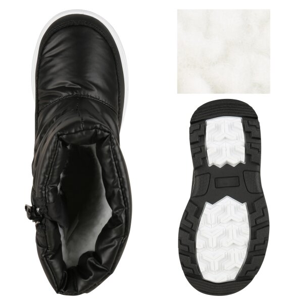 Kinder Winter Boots in Schwarz