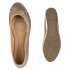 Damen Klassische Ballerinas in Gold