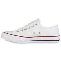 Damen Sneaker low in Weiss Rot