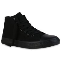Damen Sneaker high in Schwarz
