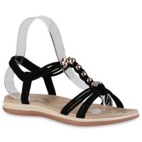 Damen Riemchensandalen in Schwarz