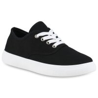 Damen Sneaker low in Schwarz Weiss