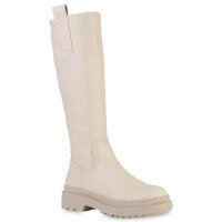 Damen Klassische Stiefel in Beige