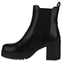 Damen Chelsea Boots in Schwarz