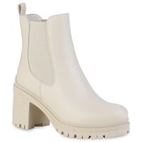 Damen Chelsea Boots in Beige
