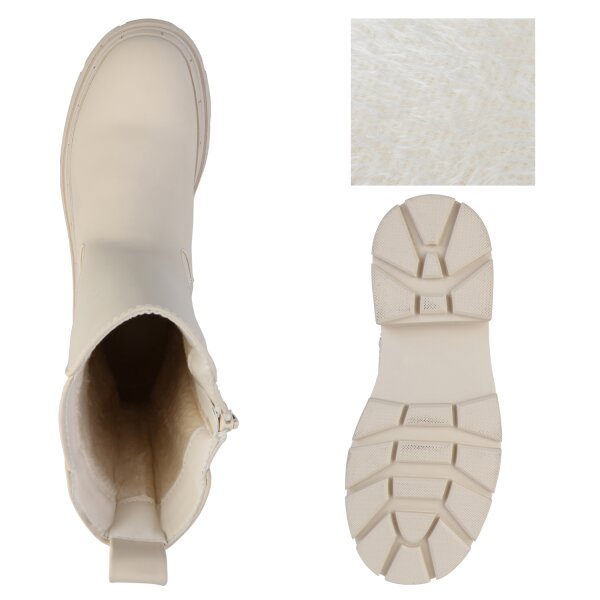 Damen Klassische Stiefel in Beige