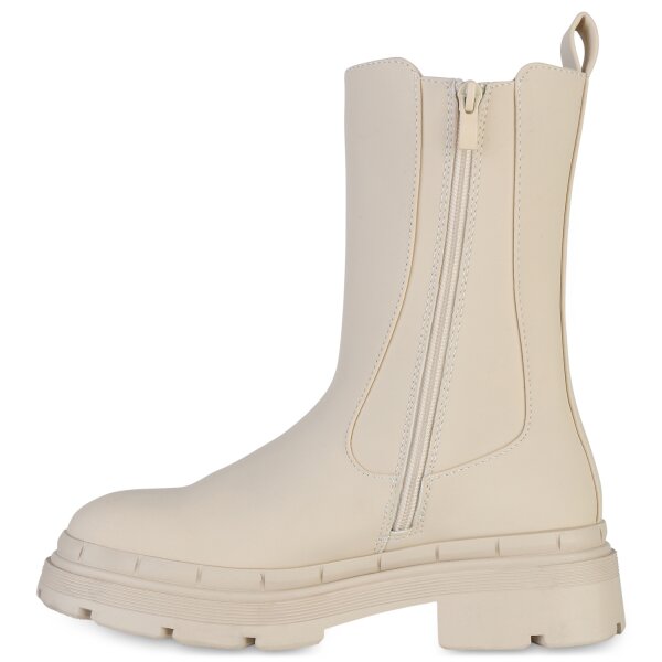 Damen Klassische Stiefel in Beige