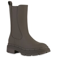 Damen Klassische Stiefel in Olivbraun