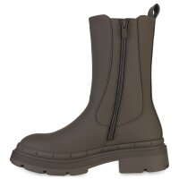 Damen Klassische Stiefel in Olivbraun
