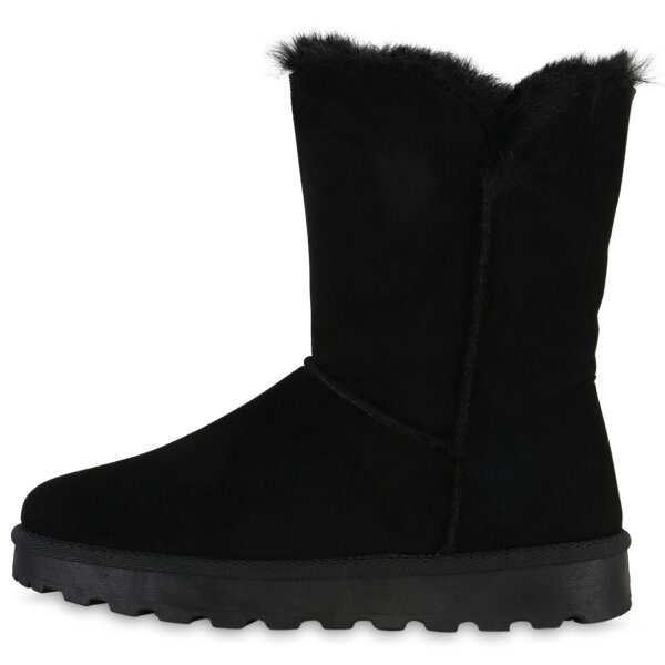 Damen Winter Boots in Schwarz