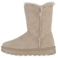 Damen Winter Boots in Beige