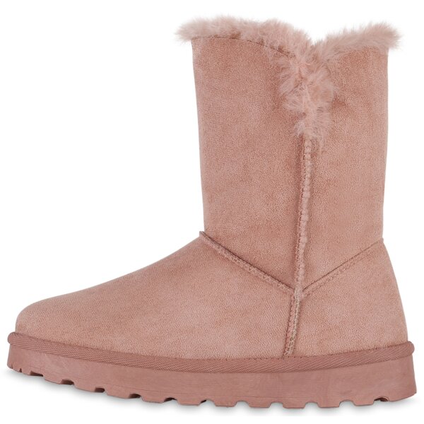 Damen Winter Boots in Rosa