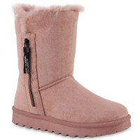 Damen Winter Boots in Rosa