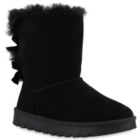 Damen Winter Boots in Schwarz