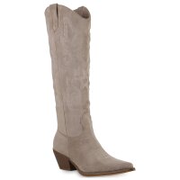Damen Cowboystiefel in Schlamm