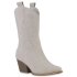 Damen Cowboy Boots in Beige