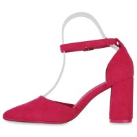 Damen Spitze Pumps in Fuchsia