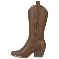 Damen Cowboystiefel in Schlamm