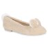 Damen Klassische Ballerinas in Creme Gr.38