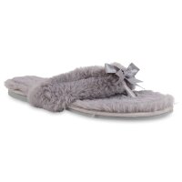 Damen Zehentrenner in Grau