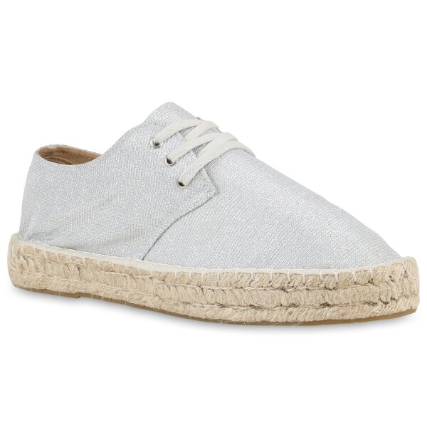 Damen Espadrilles in Silber