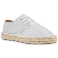 Damen Espadrilles in Silber