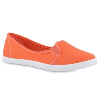 Damen Slip Ons in Coral