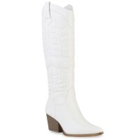 Damen Cowboystiefel in Weiss