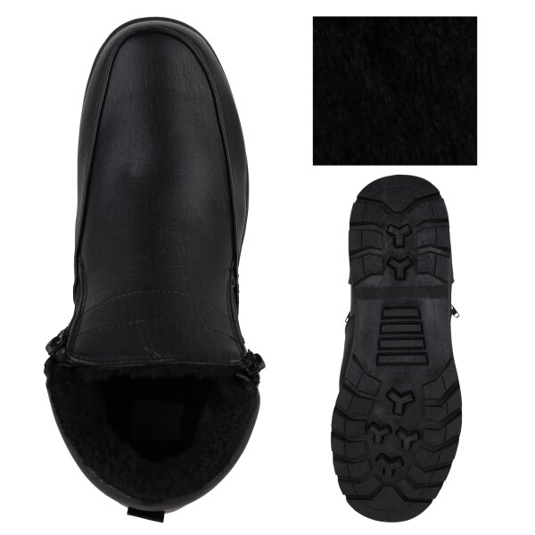 Herren Winter Boots in Schwarz