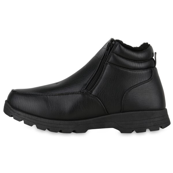 Herren Winter Boots in Schwarz