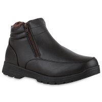 Herren Winter Boots in Dunkelbraun