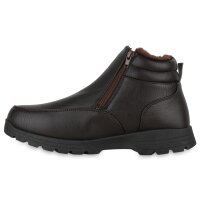 Herren Winter Boots in Dunkelbraun