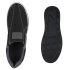 Herren Slip Ons in Schwarz Grau