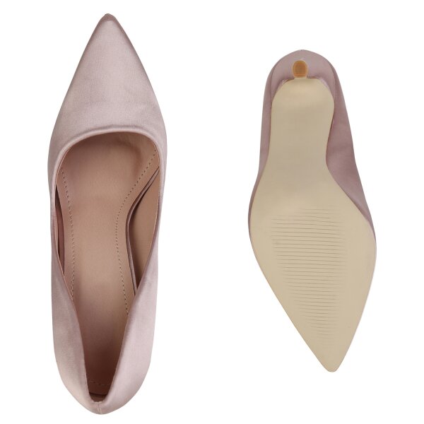 Damen High Heels in Beige