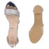 Damen Klassische Sandaletten in Silber