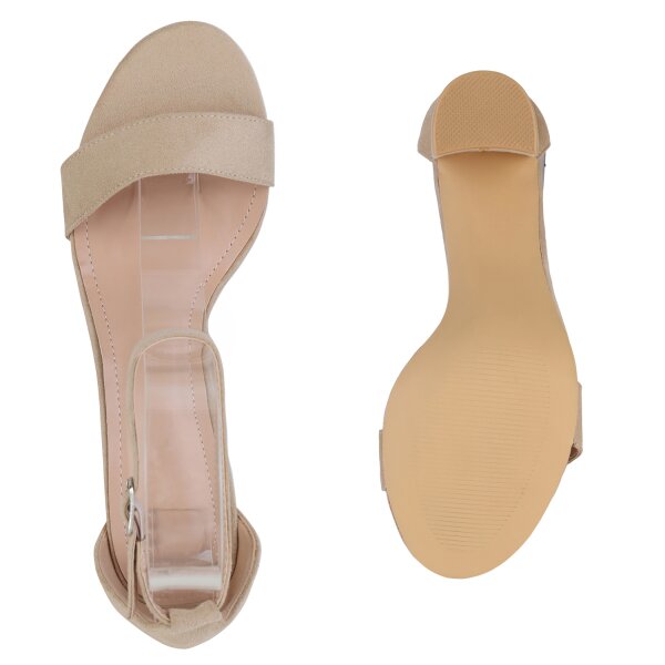 Damen Klassische Sandaletten in Beige