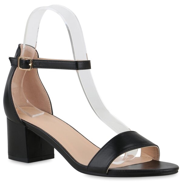 Damen Klassische Sandaletten in Schwarz