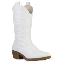 Damen Cowboystiefel in Weiss