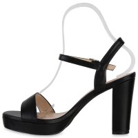 Damen Riemchensandaletten in Schwarz