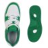 Damen Sneaker low in Grün Weiss