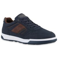 Herren Sneaker low in Braun Dunkelblau