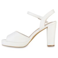 Damen Riemchensandaletten in Weiss