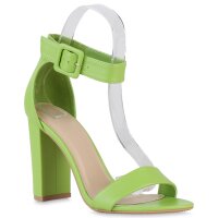 Damen Riemchensandaletten in Hellgrün