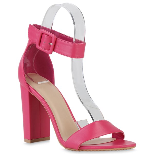 Damen Riemchensandaletten in Fuchsia